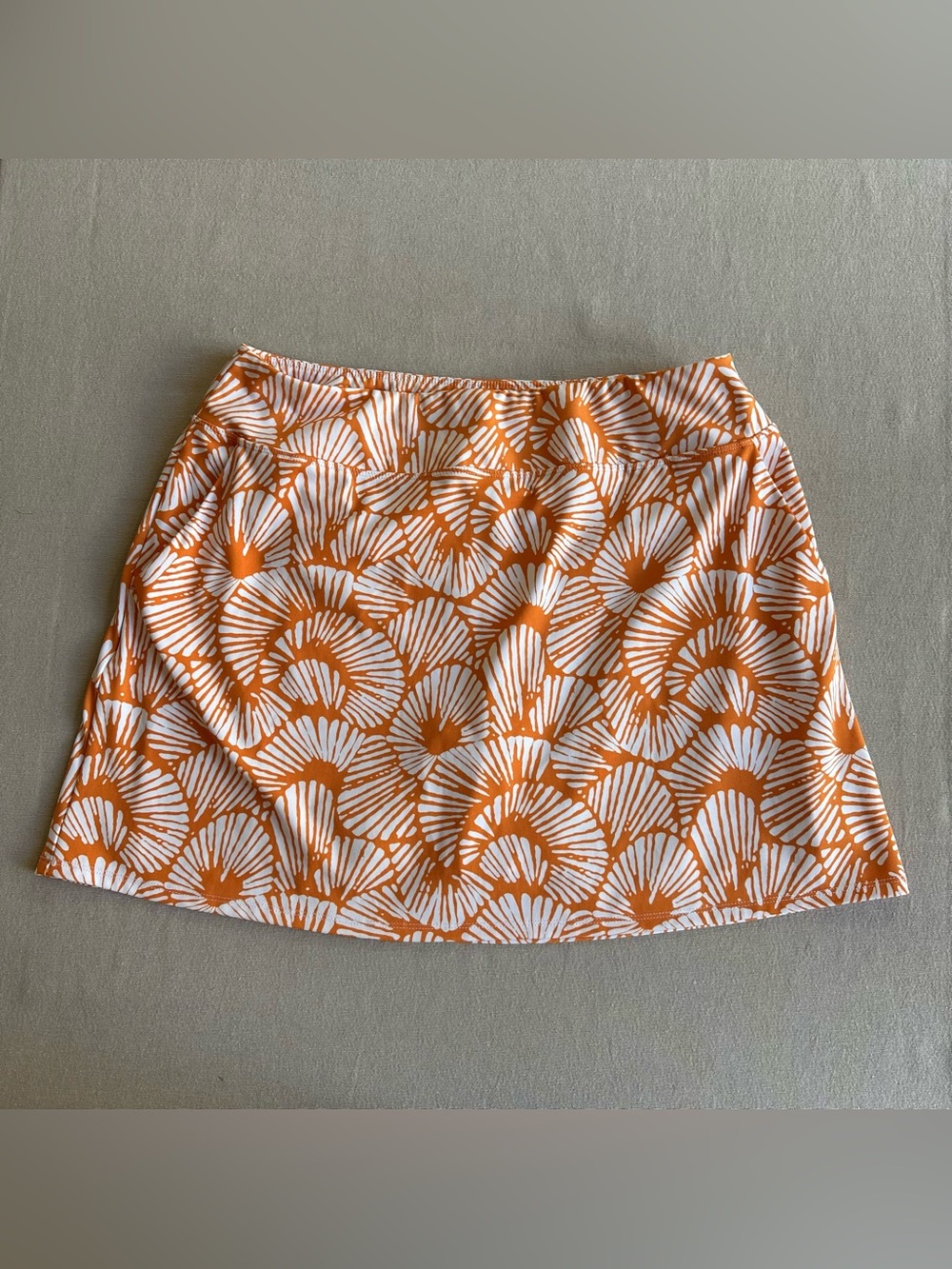 Tommy Bahama Orange/White Athletic Skort
